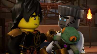 -What seems to be the problem?
-[objects crashing] - LEGO Ninjago: Dragons Rising