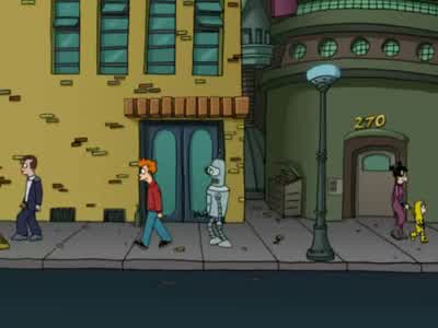 What shall we point it at first? - Futurama