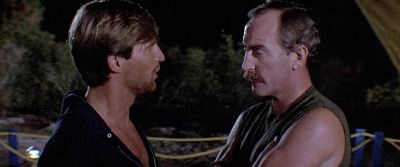 What if she doesn't want to go back in - Jaws 3 D