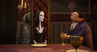 -What?
-She's trying to tell me - The Addams Family 2