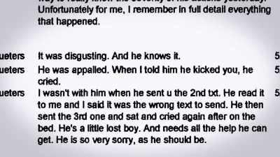 What spurred this was
when they were in court - Depp V Heard