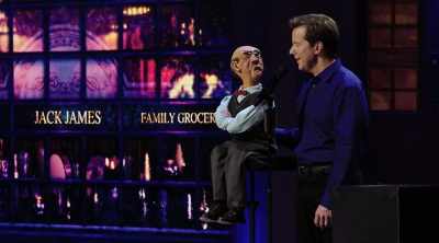 What, you sweep her off her feet
by doing Cookie Monster impressions? - Jeff Dunham: Relative Disaster