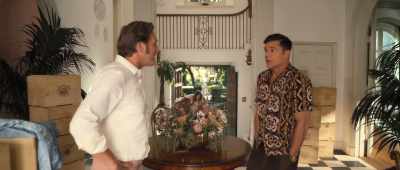 - What?
- That I was swept up in a gay raid - Palm Royale