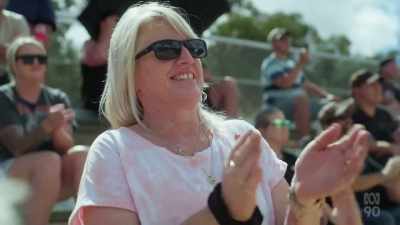 What was that?
It just popped a tyre. - Miriam Margolyes: Australia Unmasked