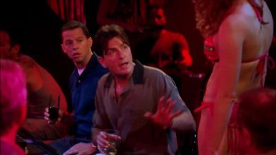 What the hell are you doing here - Two and a Half Men