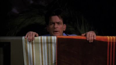 What the hell are you doing here - Two and a Half Men