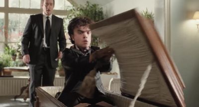 What the hell are you doing in my dad's coffin - Death at a Funeral