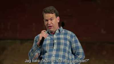 What the hell are you doing?" - Mike Birbiglia: Thank God for Jokes