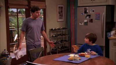What the hell are you doing - Two and a Half Men