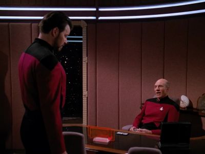 What the hell are you still doing here - Star Trek: The Next Generation