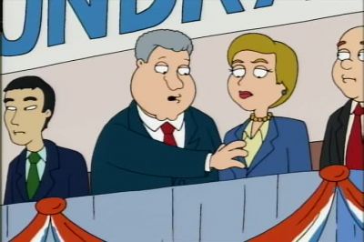 What the hell. Come here, Hillary. - Family Guy