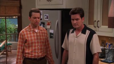What the hell is he doing - Two and a Half Men