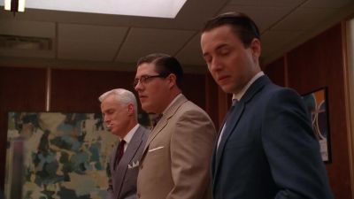 - What the hell just happened?
- They reorganized us, - Mad Men