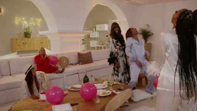 What the hell...
[popping] - The Real Housewives of Dubai