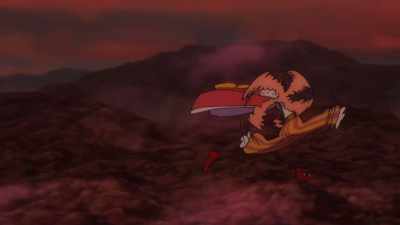 What the hell is this?!
You're kiddin'! I can't die yet! - One Piece: Stampede