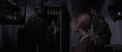 What the hell's going on?
Who brought her in here? - The Bridge at Remagen