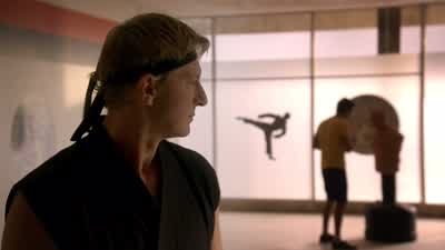 - - What the hell's he doing? - Cobra Kai