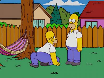 What the...? It made another me. - The Simpsons