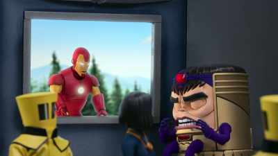 -What? The windows don't open.
-You have-- - Marvel's M.O.D.O.K.