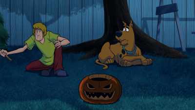 What if these things turn into
monsters too? Help me out, Scoob. - Happy Halloween, Scooby-Doo!