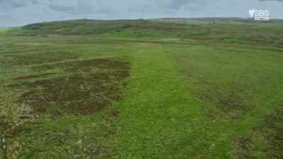 What they had built was a replica
of Wick Airfield's three runways - Scotland from the Sky