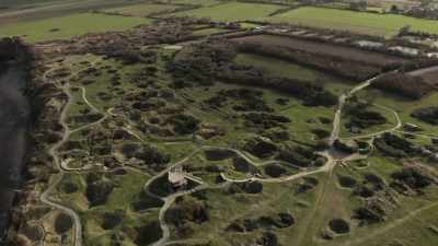 What they were doing was
building casemented positions, - Secret Nazi Ruins