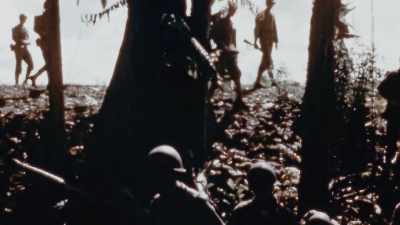 WHAT THEY NEED
IS A HOME AWAY FROM HOME. - The Pacific War in Color
