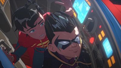 What if they see us? - Batman and Superman: Battle of the Super Sons