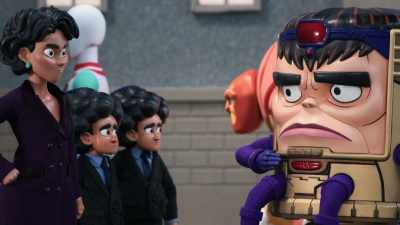 ‐ What is this?
‐ Me saving the Bar Mitzvah - Marvel's M.O.D.O.K.