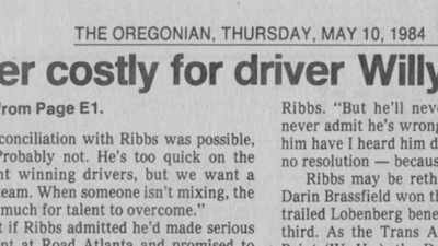 What we had on the track,
that was between me and Lobenberg. - Uppity: The Willy T. Ribbs Story