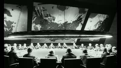 What? What is it? What? The fools. The mad fools. What's happened? The doomsday machine. The doom... - Dr  Strangelove or: How I Learned to Stop Worrying and Love the Bomb