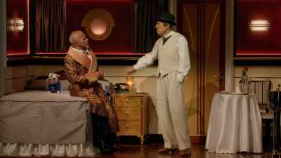 What... what the hell?
Padre! What are you doing here? - Anything Goes