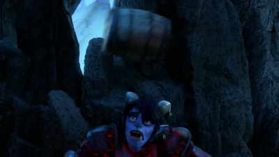-What? Where are you go--
-[roars] - Wizards: Tales of Arcadia