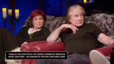 What would you do if you were
holding a remote and it's suddenly, - The Osbournes Want to Believe