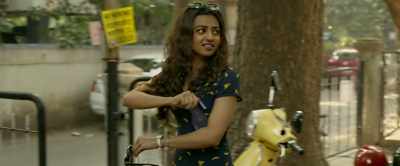 What is written on that face - Andhadhun
