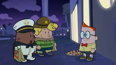 - What?
- Yeah, you can be a spin-off just like us! - The Spooky Tale of Captain Underpants Hack-a-ween