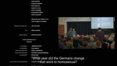 What year did the Germans change
that word to homosexual? - 1946: The Mistranslation That Shifted Culture
