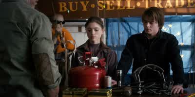 What you kids doin' with all this? - Stranger Things
