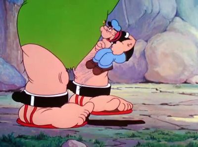 What for you let that Popeye smack our face - Popeye the Sailor Meets Sindbad the Sailor