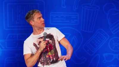 "What if you put your mum's head
in a microwave?" - Russell Howard: Recalibrate