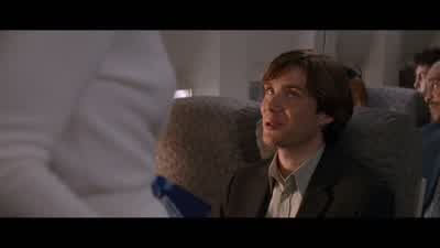 Yeah I think that's my seatWhat you're not sitting here Well I don't knowThat says 18G You're kidding - Red Eye