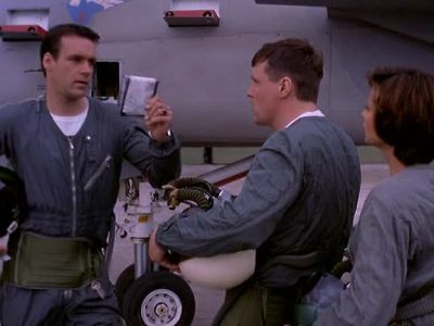 - What'd he say?
- That he left his maps in his locker. - JAG