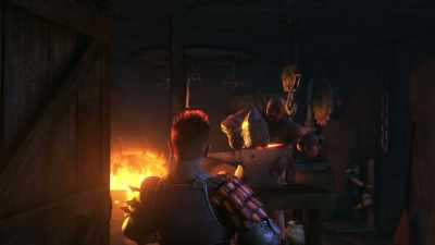 Whatever your business, take it elsewhere. - Monster Hunter: Legends of the Guild