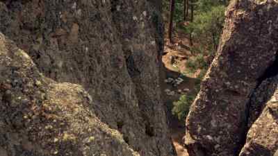 Whatever can those people
be doing down there? - Picnic at Hanging Rock
