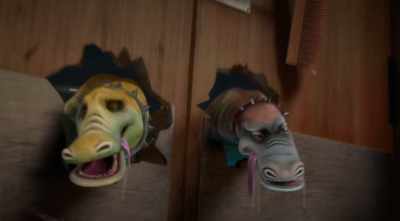 Whatever you do, do not look down. - Norm of the North: King Sized Adventure