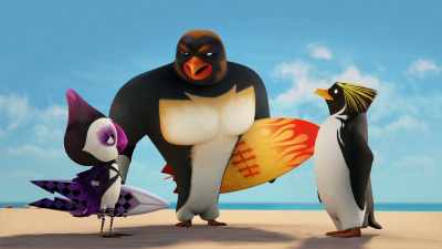 Whatever gnarly stuff
you can eat, - Surf's Up 2: WaveMania