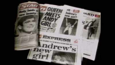 Whatever was hanging
on Prince Andrew - Prince Andrew: Banished