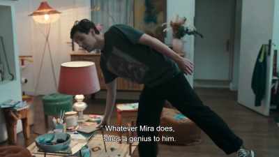 Whatever Mira does,
she's a genius to him. - Irma Vep