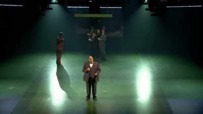 Whatever reputation you had before the war
as a principled agitator, - National Theatre Live: Nye