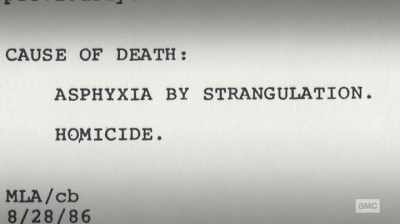 Whatever was strangling her,
she was trying to pull it down. - The Preppy Murder: Death in Central Park